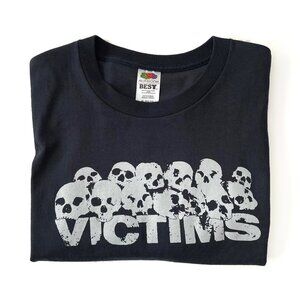 Victims Hardcore Band from Sweden XL New T Shirt 2004 US Tour D Beat Crust Punk